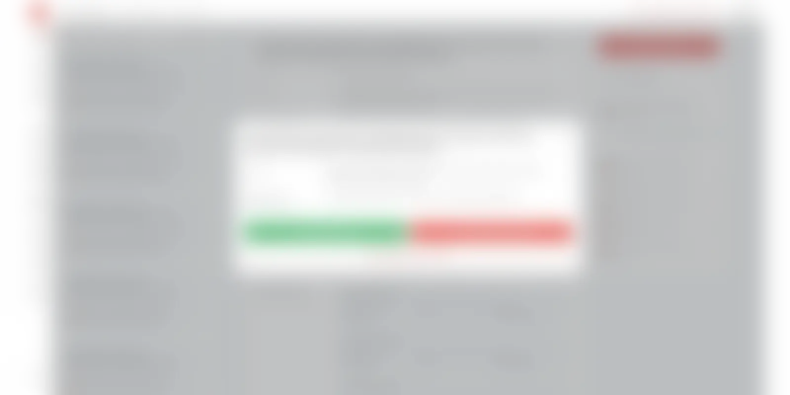 Approval modal