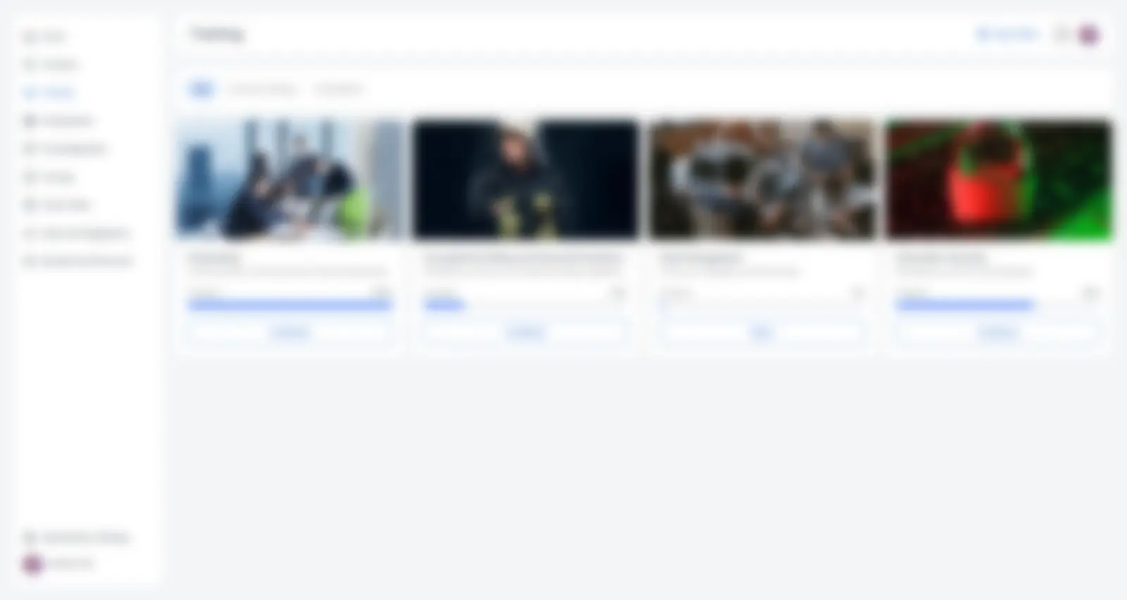 My tasks dashboard